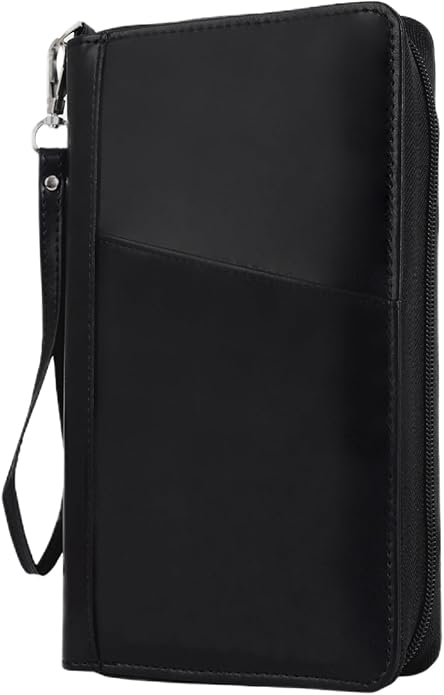 Leather Passport Holder Family, RFID Blocking Passport Wallet, Travel Essentials Premium Wallets