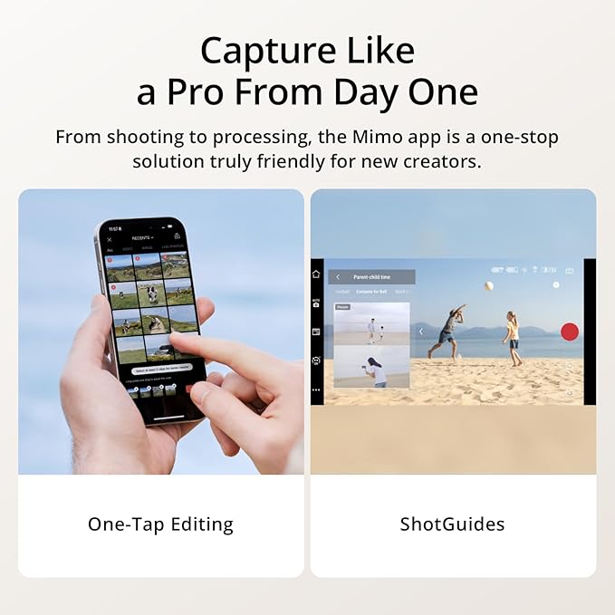 DJI Osmo Mobile 7P Gimbal Stabilizer for iPhone, Android, Native Tracking, Lighting, 3-Axis Phone Gimbal, Quick Launch, One-Tap Edit, Built-in Extension Rod & Tripod, 10hrs Use, Phone Charging
