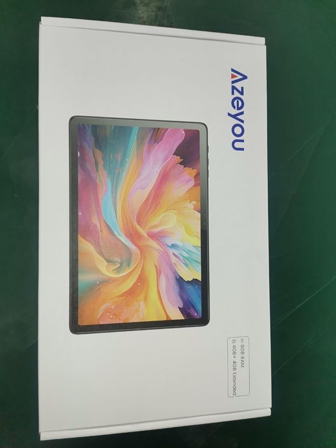 Azeyou Tablet 10.1 inch, Android 14 Tablet, 8GB 128G Computer Tablets, Octa Core Processor 6000mAh Battery, 1280x800 IPS Touch Screen, 5+8MP Dual Camera, Bluetooth,GMS, WiFi (Gray)
