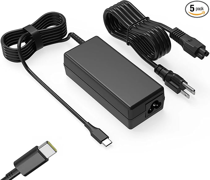 SLE-TECH Universal Chromebook Charger USB C 65W Compatible with Hp Chroembook Lenovo Thinkpad/Yoga Dell Chromebook 3100 Asus,Samsung,Acer,Google Series Type C Power Cord