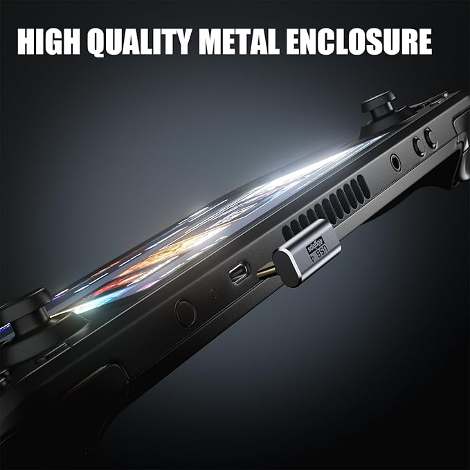 PANPEO 90 Degree USB C Adapter,2 Pack Right USB-C 240W Male to Female Adapter Extender for Steam Deck, ROG Ally, MacBook, Tablet, Phone and More