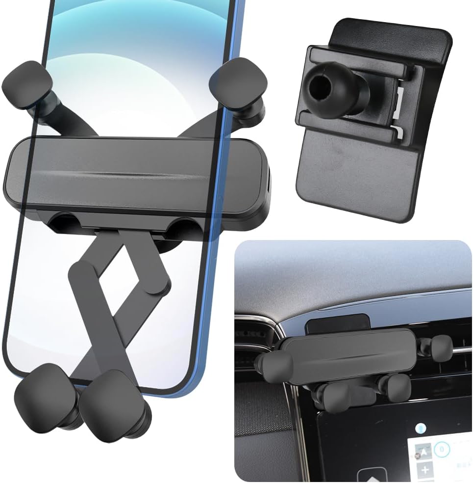Car Phone Holder Mount for Hyundai Tucson 2022 2023 2024，Hyundai Santa Cruz 2022-2024 Auto Accessories Interior Decoration Mobile Cell Smartphone Bracket