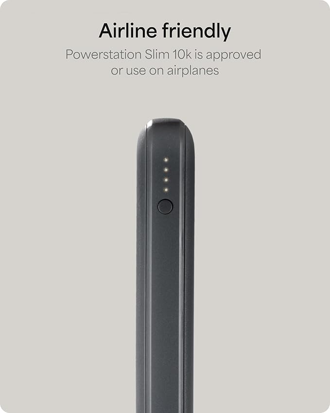 Mophie Powerstation Slim 10,000mAh Power Bank | Thin Everyday Power | 15W, Multi-Device