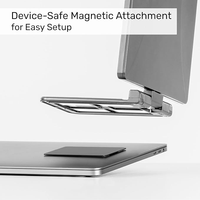 SideTrak Swivel 14" Patented Attachable Portable Monitor for Laptop | FHD TFT Laptop Dual Screen | Mac, PC & Chrome Compatible | Fits All Laptops | Powered by USB-C or Mini HDMI (Light Silver)