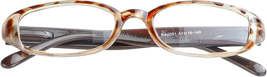 VisionGlobal 1 Pair Reading Glasses with Spring Hinge, Blue Light Blocking Glasses for Women/Men (Tortoise,+2.00 Magnification)