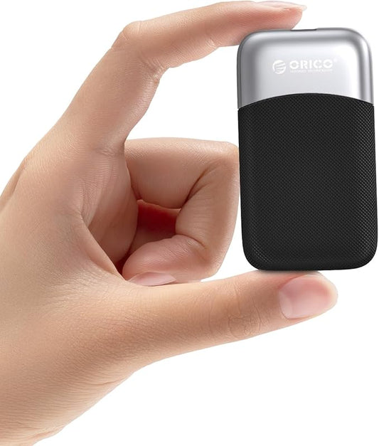 ORICO 512GB External SSD Up to 2000MB/s, Portable Solid State Drive with 20Gbps USB C&A Cable, Reliable Storage for Type-C Smartphone, Tablets, Laptops, USB 3.2 Gen 2x2- M20