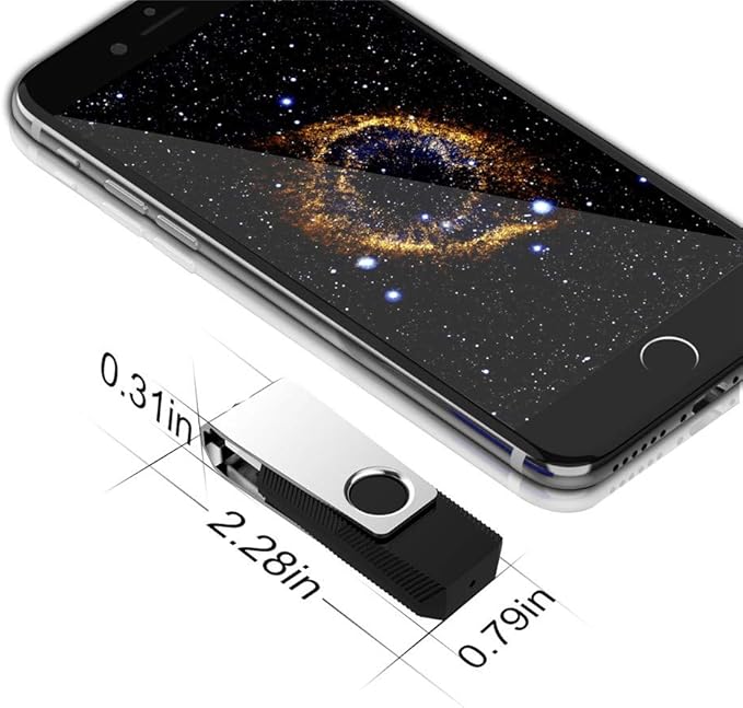 KEXIN Bulk USB 50 Pack 1GB USB Flash Drives Flash Drive Thumb Drive Bulk Flash Drives Swivel USB 2.0 (1G, 50PCS, Black)