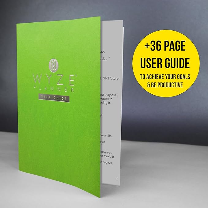 Undated Daily Planner – 1-Year B5 Productivity Organizer with Two-Page Weekly Spread, Goal Setting, Habit Tracker, Weekly & Monthly Pages – Hardcover Time Management Notebook (Lime Green)