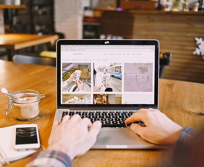 Laptop Camera Cover Slide,Webcam Cover Slide,Protecting Your Privacy Security & Shelter from Breath Lamp-Cute Pattern Design丨Fits Laptop & Desktop, PC-Ultrathin for iMac(Pnada)