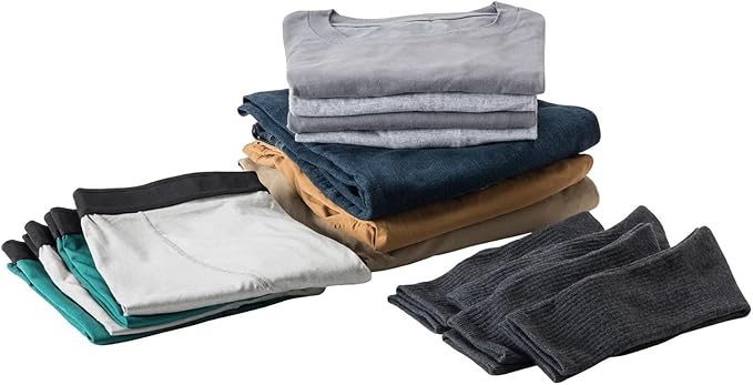 Eagle Creek Pack-It Isolate Cube - Lightweight Clothes Packing Cube for Maximizing Luggage Space - Angled Zippered Opening - Convenient Top Handle - Water-Resistant - Large - Black