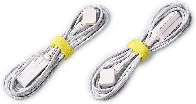 Wrap-It Storage Cinch Straps - 8" (6-Pack) Limelight - Cord Keeper Wraps for Appliances and Home Office Cable Management