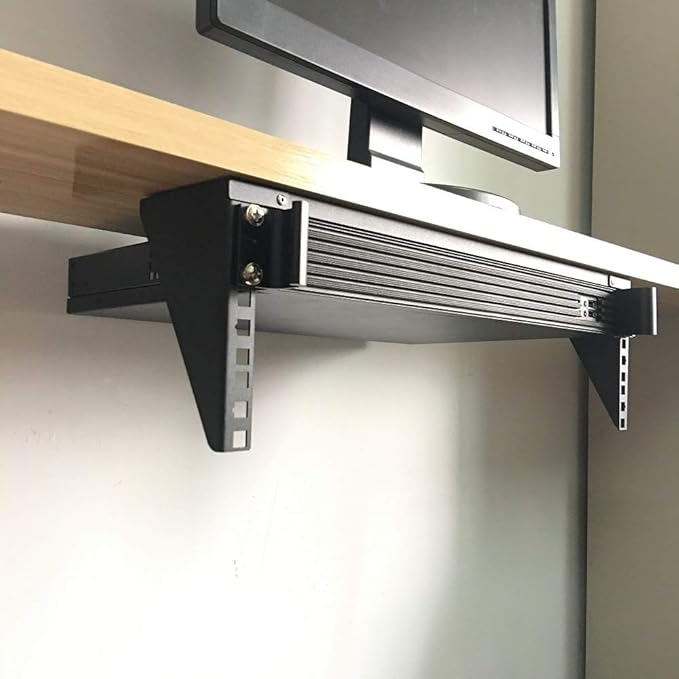 Jingchengmei 3U Wall Mount Patch Panel Bracket - 19 inch Steel Vertical Mounting Bracket for Network and Data Equipment (1)