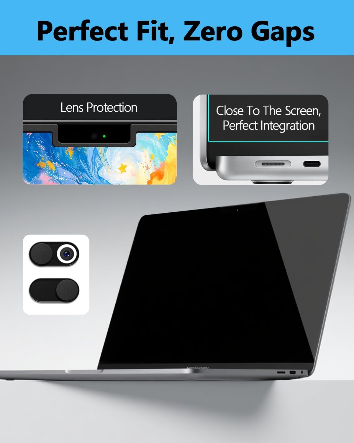 Magnetic Privacy Screen Protector for MacBook Pro 14 Inch 2021-2024 (M1/M2/M3/M4), Removable Anti Spy Glare Blue Light Shield, 14.2" Mac Laptop Privacy Filter