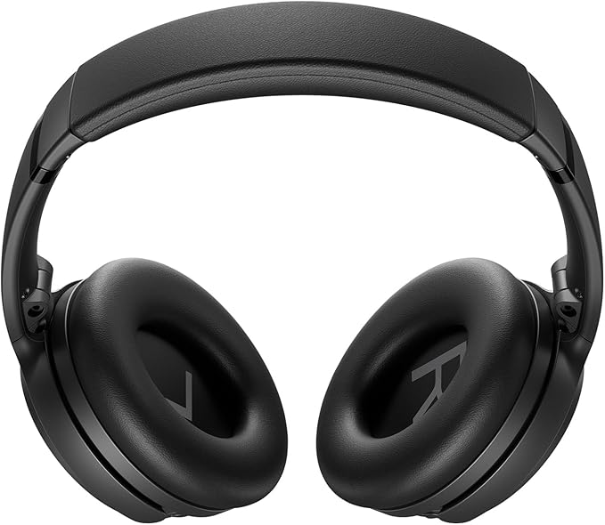 Bose QuietComfort Headphones - Wireless Bluetooth Headphones, Active Over Ear Noise Cancelling and Mic, USB-C Charging, Deep Bass, Up to 24 Hours of Playtime, Black