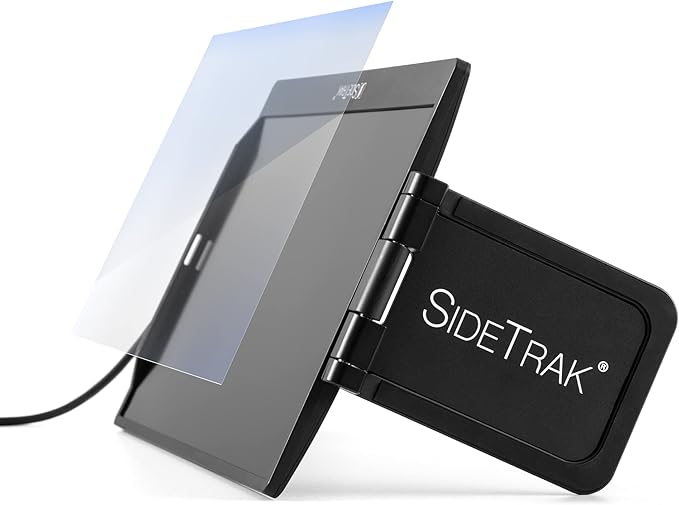 SideTrak Swivel 14" Attachable Portable Monitor Extender, FHD TFT Laptop Dual Screen with Kickstand + Unique Swivel Hinge, Compatible with Mac, PC, Chrome, USB or Mini HDMI Port Power (w/Protector)