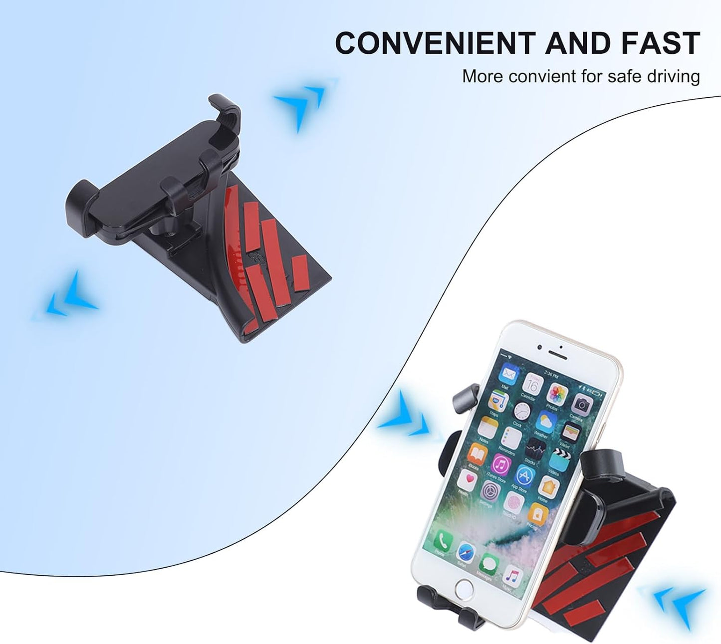 Car Phone Holder Compatible with Cadillac Escalade 2021 2022 2023 2024,Center Console Navigation Screen Dashboard Clip Cell Phone Cradles Car Phone Mount Accessories (B Style)