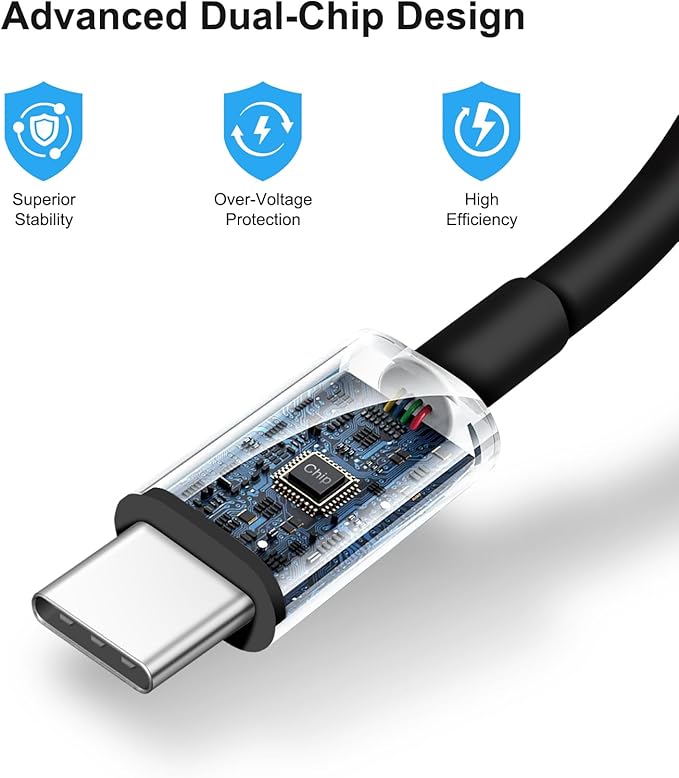 iPhone 17 Charger Fast Charging 20W USB C Charger Block & 10FT Fast Charging Cable Compatible with iPhone 17/17 Air/17 Pro/17 Pro Max/16/15 Series/iPad Pro and More-Black