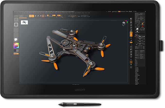 Wacom Cintiq 22 Drawing Tablet with Screen, 21.5" Full HD Display Graphic Arts Tablet Includes Pro Pen 2 w/ Tilt Response, Graphic Design Animation Display Pad for Mac, PC