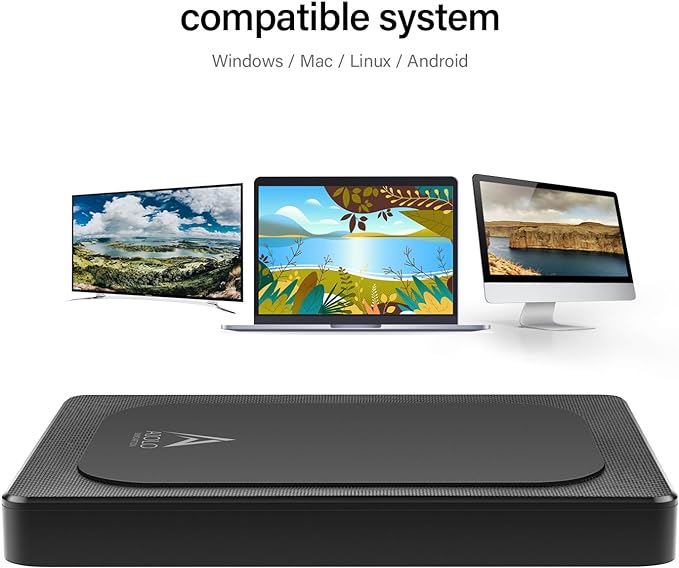 5TB External Hard Drive Ultra Slim Portable HDD-USB 3.0 for PC, Mac, Laptop, PS4, Xbox one,Xbox 360 Model A4