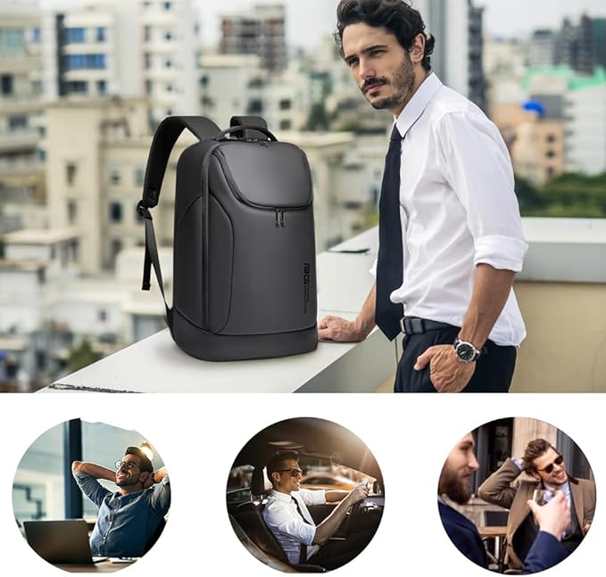 BANGE Business Commute Backpack Waterproof fit 15.6 Inch Commute backpack,Travel Durable Backpack