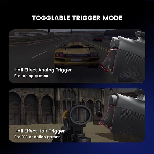 GameSir G8 Plus Bluetooth Mobile Game Controller for Switch & iOS & Android & Tablets, Wireless Gamepad with Hall Effect Joysticks/Hall Trigger, Play Minecraft, Genshin Impact, Call of Duty Mobile