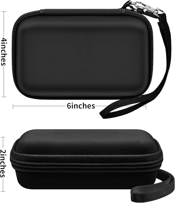 Travel Case for UCOMX for Nano/for Iseyyox/for LISEN/for RTOPS 3 in 1 Wireless Charger, Foldable Magnetic Charging Station Storage Holder Bag for Fast Charge Pad Cable and Adapter -Box Only (Black)