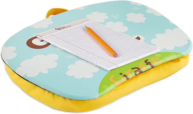 Pets Lap Desk - Lapdesk Fits up to 11.6 Inch laptops - Drawing Table and Craft Desk (1-Giraffe)