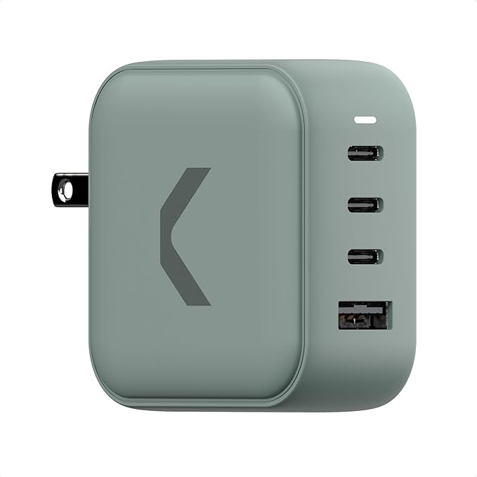 Clemm Core 100W GaN USB-C Charger, 4-Port Fast Charging Adapter with PPS, 3 USB-C & 1 USB-A for MacBook Pro, iPhone 16/15/14/13/12/11/X, iPad, Samsung Galaxy S24/S23 & More