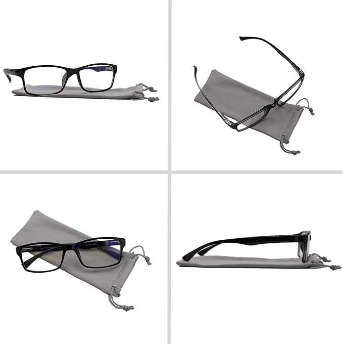 TruVision Readers - 9601 Computer Reading Glasses w Blue Light, Anti Reflective, Acrylic Lenses