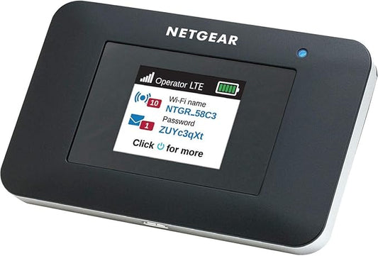 NETGEAR Mobile WiFi Hotspot | 4G LTE Router AC797-100NAS | 400Mbps Download Speed | Connect up to 15 Devices | Create a WLAN Anywhere | GSM Unlocked