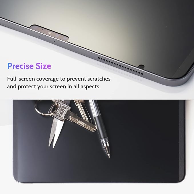 Magnetic Privacy Screen Protector for iPad Air 5th 4th Generation & iPad Pro 11(2018-2022), Removable Anti Blue Light Glare Spy Private Filter, Black Security Screen