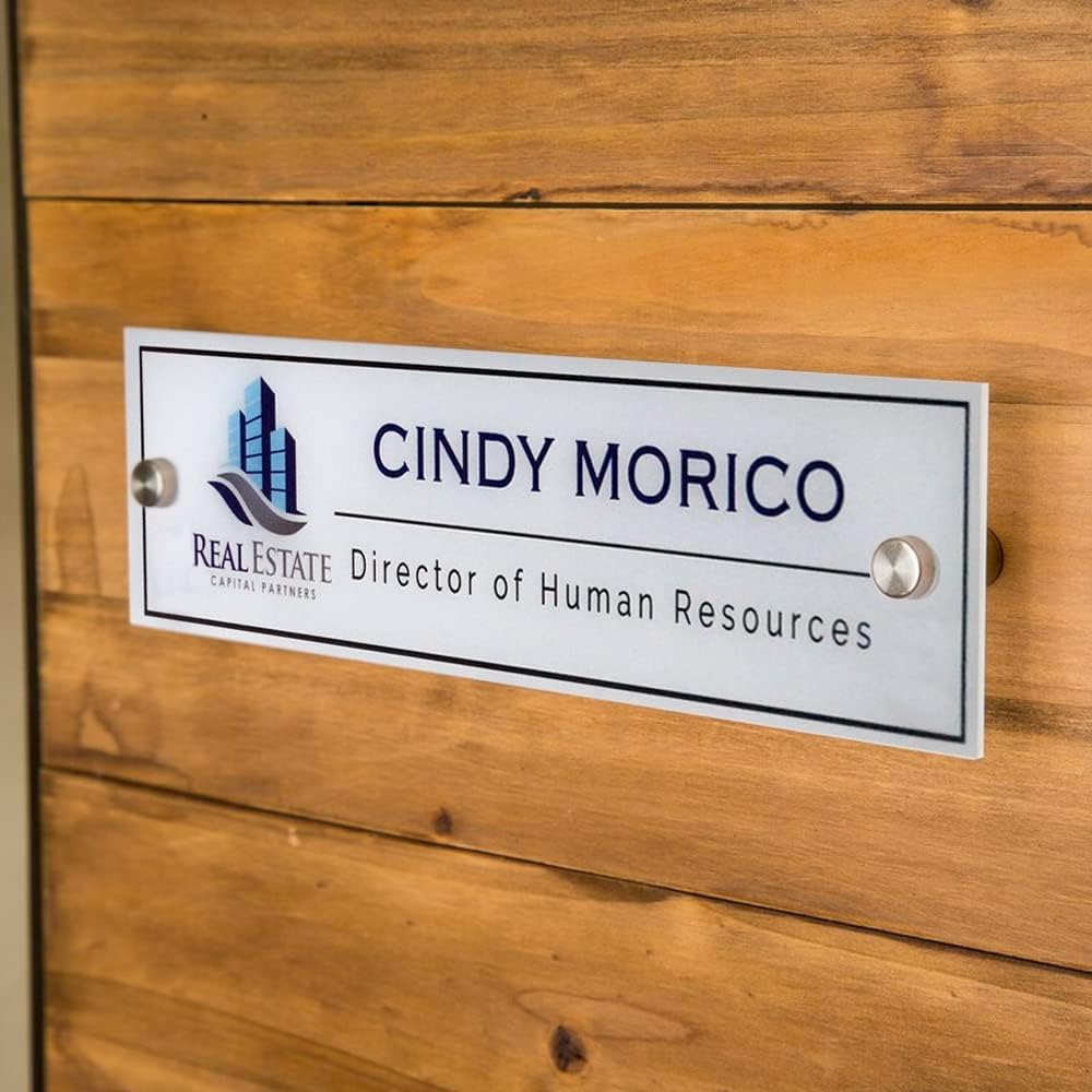 Wall Sign Name Plate - 8x2" Office Sign, Executive CEO Signs, New Job Office Decor, Graduation or Promotion Gift, Holiday Gift, Name Plates For Doors Personalized, Customize Name Plate For Door/3