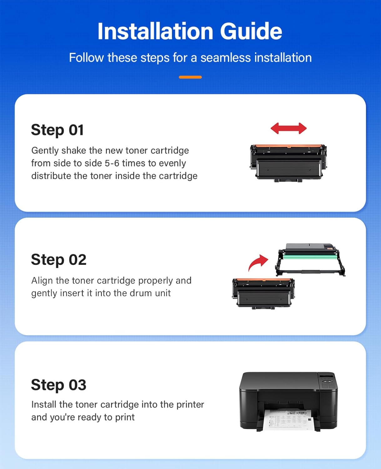 101R00555 Drum Unit (Not Toner) WorkCentre 3335 3345 Phaser 3330 Image-Drum High Capacity Black 1-Pack Replacement Compatible for Xerox WorkCentre 3335 3345 Phaser 3330 Laser Printer All-in-One Copier