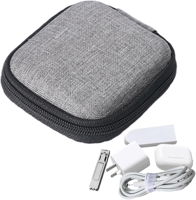 Mini Electronic Case - Cable Organizer Solid Color Electronic Organizer | Travel Digital Accessories Storage Bag Waterproof Travel Bags for Keeping Tech Cables