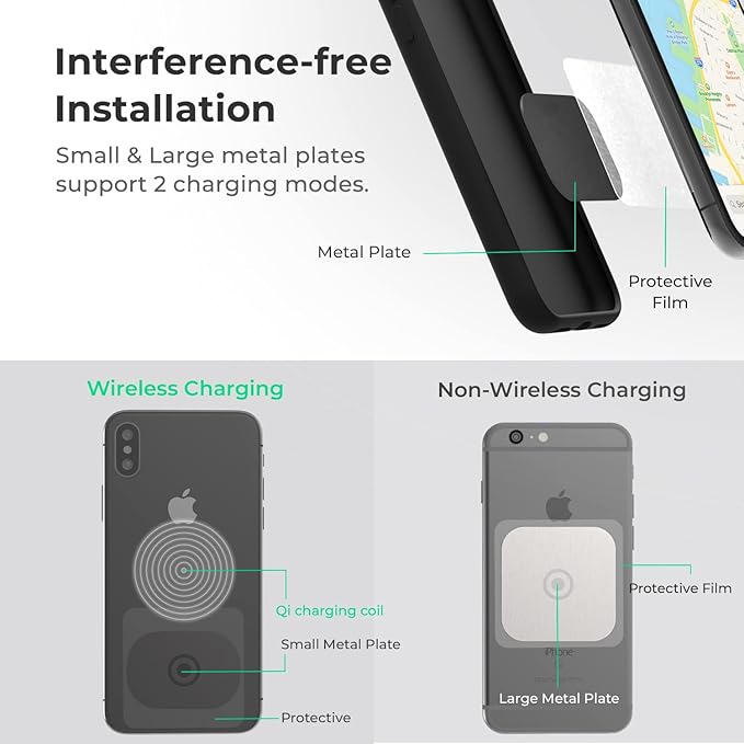 iOttie iTap 2 Magnetic Dashboard Car Mount Holder || Cradle for Samsung Galaxy S22, Google Pixel 7, Motorola Moto G, OnePlus 10, Sony Xperia & Other Android Smartphones