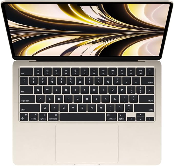 Apple 2022 MacBook Air Laptop with M2 chip, 13.6-inch Liquid Retina Display, 8GB RAM, 512GB SSD Storage, Starlight (Renewed)