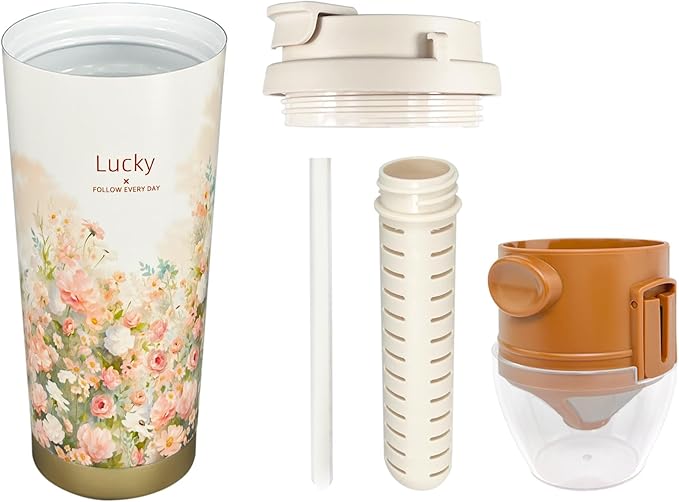 ZK&HX LIFE 17oz Camping Coffee Makers with Ceramic Coating,Camp Pour Over Coffee Maker Set,Portable Coffee Kit for Travel Camping,Insulated Coffee&Tea Mug,Tea Infuser Mug for Loose Leaf Tea