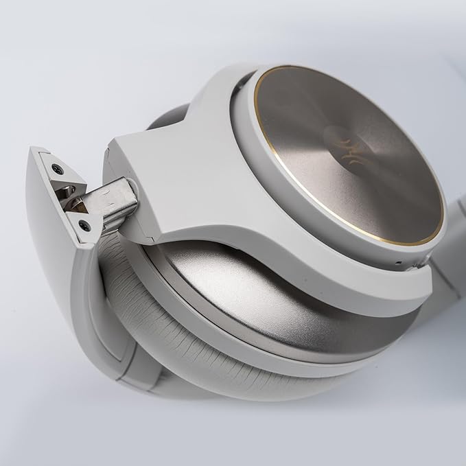 OneOdio Focus A10 Wireless Bluetooth Noise Cancelling Headphones - Hi-Res Audio, 50H Playtime, Built-in Mic, Compatibility with Apple & Android, Comfortable Over Ear Ideal for Travel Work