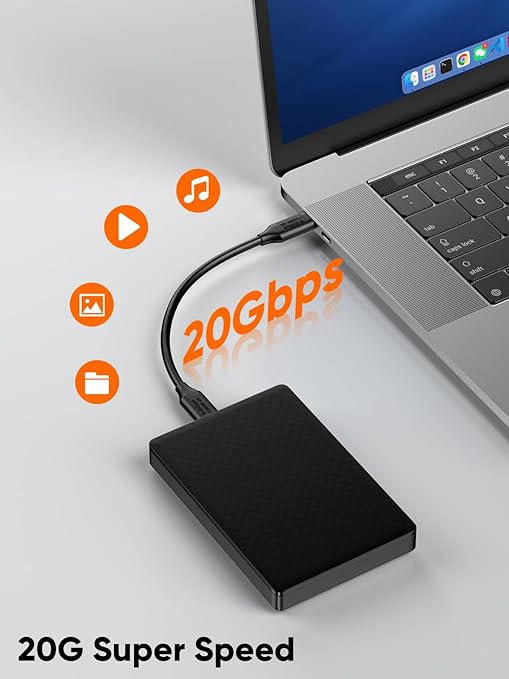 CableCreation USB C Short Cable 3.3 ft,USBC Monitor 8K@30Hz/4K@120Hz, 240W Type C Charging,20G USBC Data,USB C 3.2 Gen 2x2 for Thunderbolt 4/3,Cellphone, Laptop, Android Auto, Carplay,iPhone 15/16/17