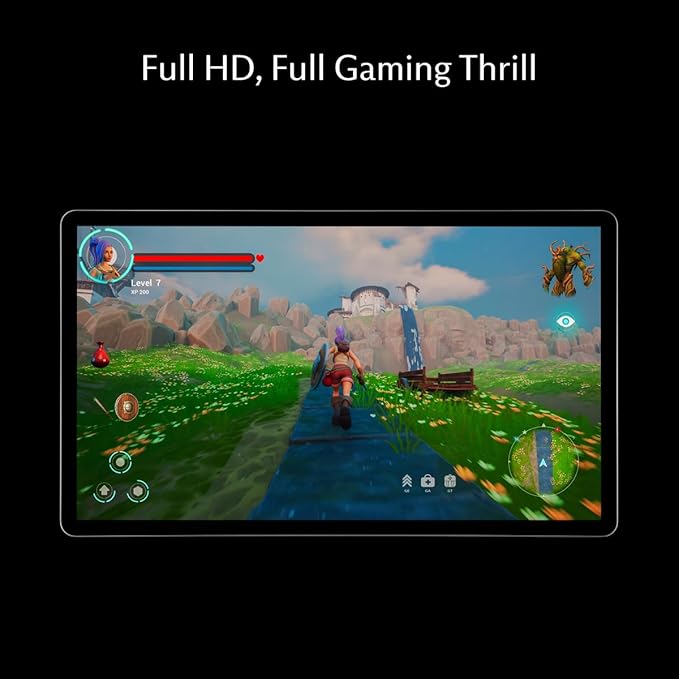 SOTSU FlipAction Touch 14" Premium Portable Monitor SFA14TCMG | FHD IPS Pivoting Dual Laptop Screen | Touchscreen for Cellphone, Gaming, and Travel | PC, Chrome, Android, DeX Compatible