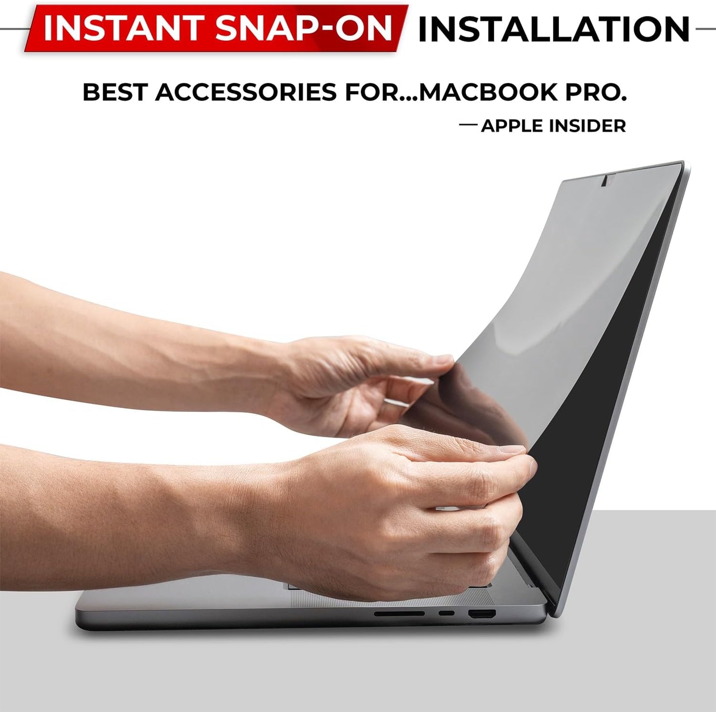 Magnetic Privacy Screen for MacBook Pro 14 Inch (2021-2024, M1, M2, M3, M4, Pro, Max) Removable Laptop Privacy Filter Shield and Protector