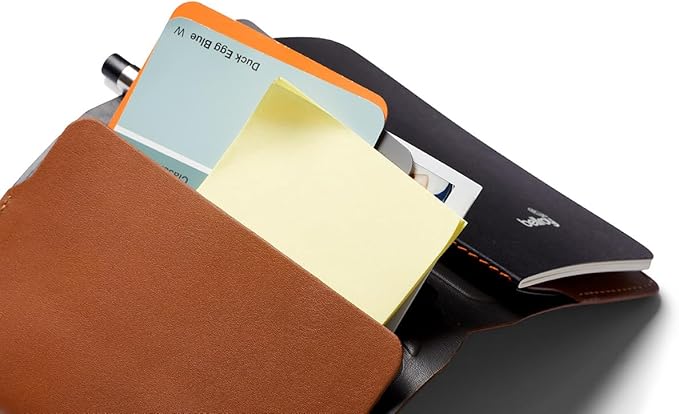 Bellroy Notebook Cover (Leather Folio for Notebook) - Caramel