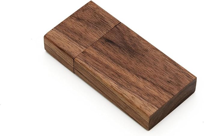 EASTBULL 50-Pack of 4GB Bulk Flash Drives, Wooden USB Flash Drives Walnut Wood Thumb Drive USB 2.0 Memory Stick for Data Storage (4GB, 50 Units)
