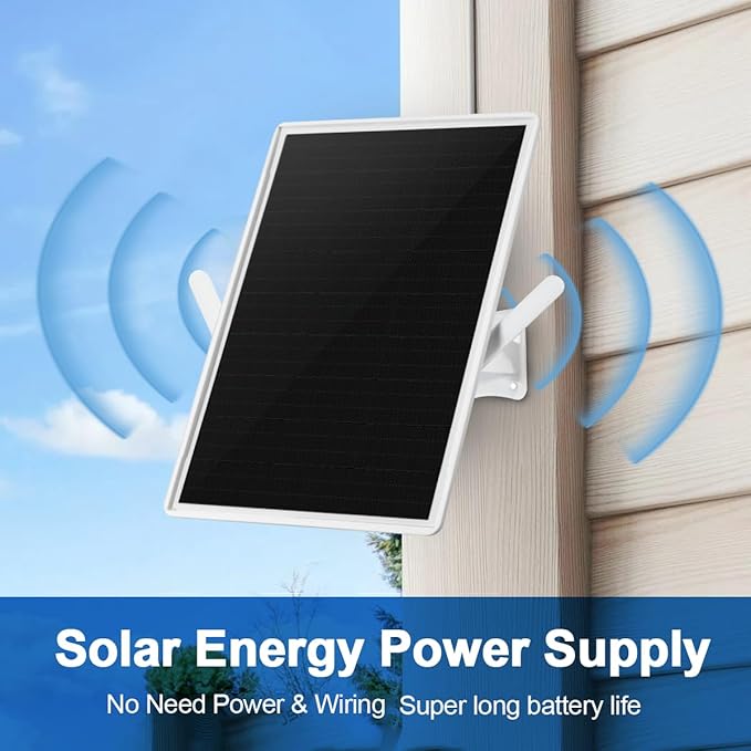 Solar WiFi Extender Signal Booster Outdoor, 300-feet Long Range, 2.4G WiFi Repeater 300Mbps, with 15W Solar Panel and 25000mAh Battery, Outdoor WiFi Repeater
