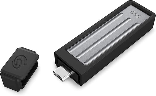 Seagate Ultra Compact 1TB, Portable SSD, 1000MB/s, USB-C, USB 3.2 Gen2, IP54 Water Dust and 3m Drop Resistant, Windows/Mac/iPhone/iPad/Android Phone/Tablet/PS4/PS5/Xbox Compatibility (STMX1000400)