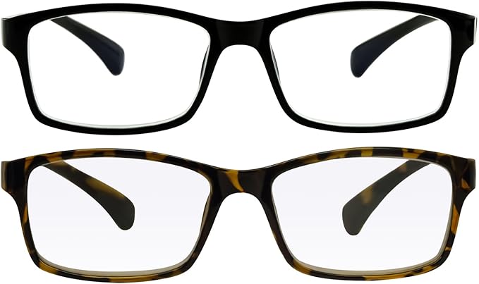 TruVision Readers - 9601 Computer Reading Glasses w Blue Light, Anti Reflective, Acrylic Lenses