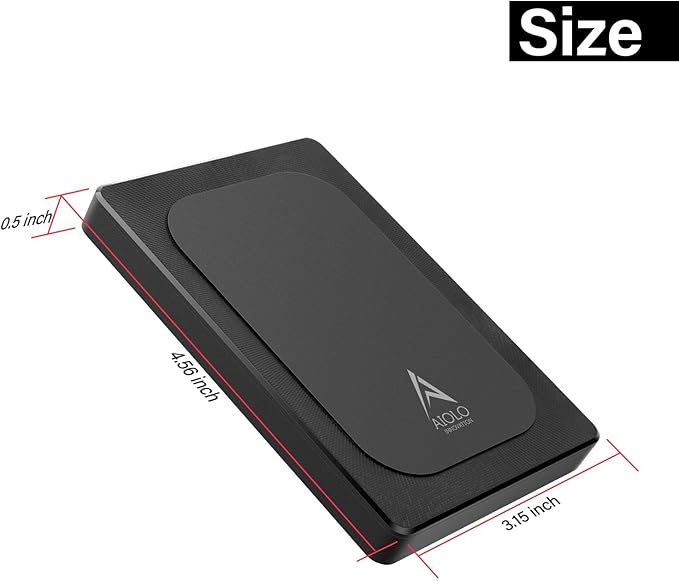 1TB External Hard Drive Ultra Slim Portable HDD-USB 3.0 USB-C for PC, Mac, Laptop, PS4, Xbox one,Xbox 360