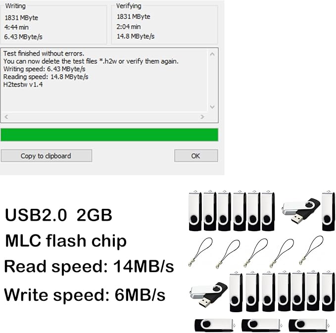 2GB Flash Drives 50 Pack Bulk USB Flash Drives Pack Wholesale USB2.0 Flash Drive 2GB USB Thumb Drive Pack USB Drive Pack Memory Stick (Black)