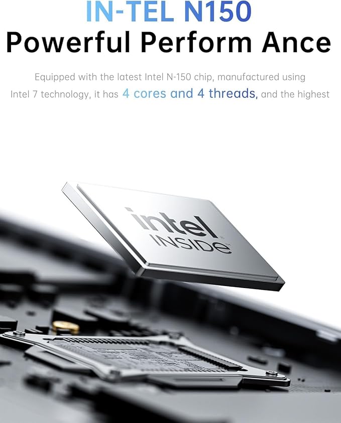 ACEMAGIC 2025 TX15 Laptop, Laptop Computer, Intel N150 Processor(Up to 3.6GHz), 16GB RAM 512GB NVMe SSD, 15.6" FHD Display, Windows 11 Pro Home/Business/Student Laptop, Metal Shell, HDMI, USB3.2