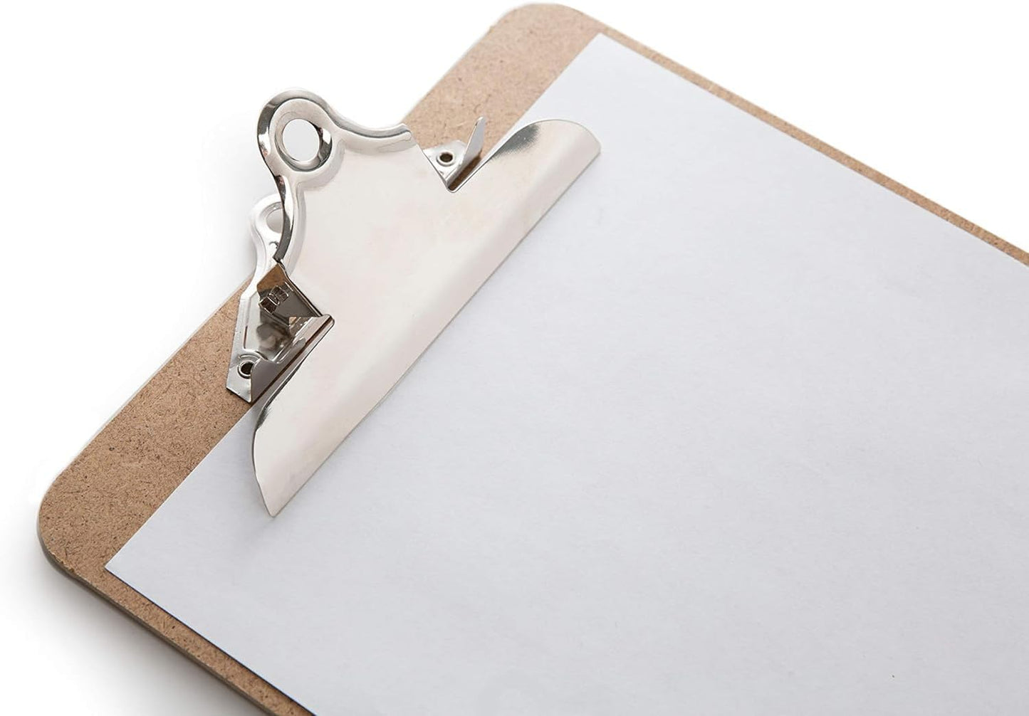 Letter Size Clipboard with Butterfly Clip (Pack of 5) - 9'' x 12.5'' Large Wood Clipboards for Classroom, Clipboards for Kids | Hardboard for Office, College, Teacher & Back to School Supplies